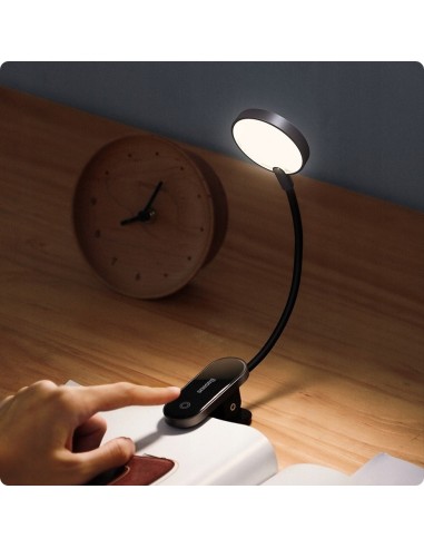 Baseus Mini Clip Lamp Lampka Bezprzewodowa LED Na Klips