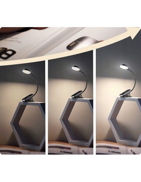 Baseus Mini Clip Lamp Lampka Bezprzewodowa LED Na Klips
