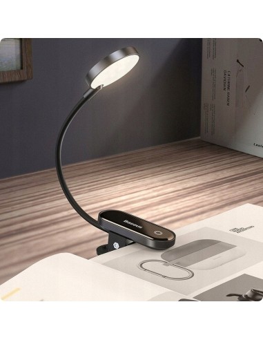 Baseus Mini Clip Lamp Lampka Bezprzewodowa LED Na Klips
