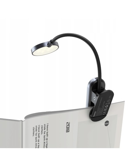 Baseus Mini Clip Lamp Lampka Bezprzewodowa LED Na Klips