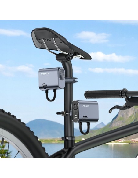 Baseus PrimeTrip Series Kompaktowa Pompka Rowerowa Cosmic Black