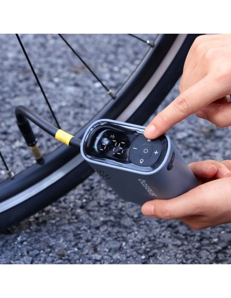 Baseus PrimeTrip Series Kompaktowa Pompka Rowerowa Cosmic Black
