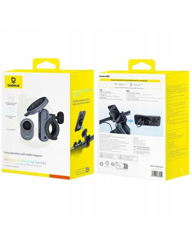Baseus PrimeTrip Series Uchwyt Rowerowy Stick-on Czarny