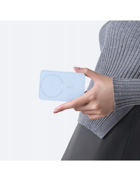Baseus EnerFill FM11 Ultra-Mini Magnetyczny Power Bank 10000mAh 22.5W Niebieski