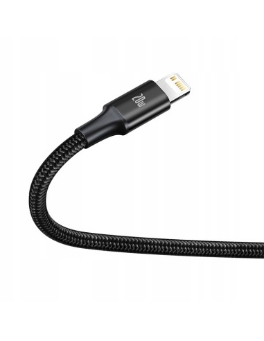 Baseus Rapid Series Kabel 3w1 USB-C Micro Lightning 20W 1.5m Czarny