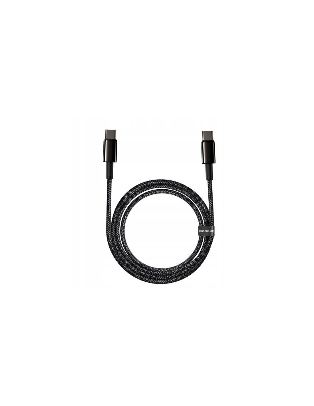 Baseus Tungsten Gold Kabel USB-C Do USB-C 100W 2m Czarny