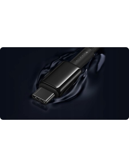 Baseus Tungsten Gold Kabel USB-C Do USB-C 100W 1m Czarny