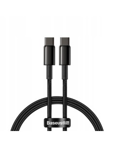 Baseus Tungsten Gold Kabel USB-C Do USB-C 100W 1m Czarny