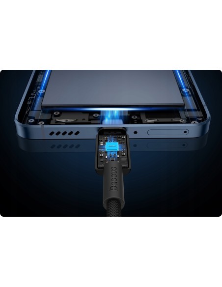 Baseus Tungsten Gold Kabel USB-C Do USB-C 100W 1m Czarny