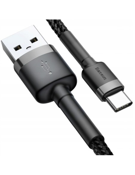 Baseus Cafule Cable Kabel USB Do USB-C 200cm Czarny