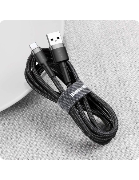 Baseus Cafule Cable Kabel USB Do USB-C 200cm Czarny