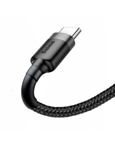 Baseus Cafule Cable Kabel USB Do USB-C 200cm Czarny