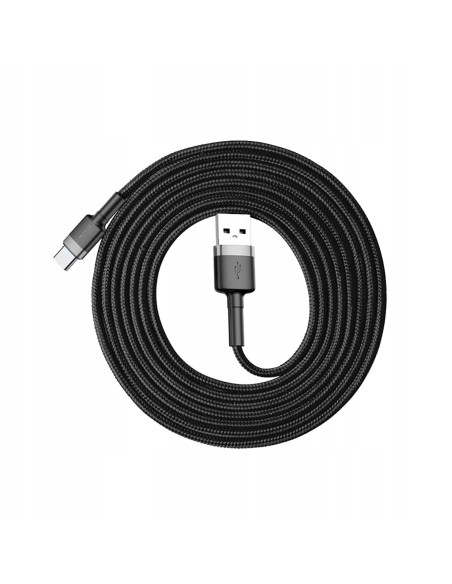 Baseus Cafule Cable Kabel USB Do USB-C 200cm Czarny