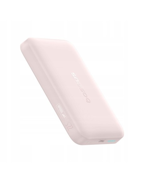 Baseus EnerFill FM11 Ultracienki Magnetyczny Power Bank 10000mAh 22.5W Baby Pink