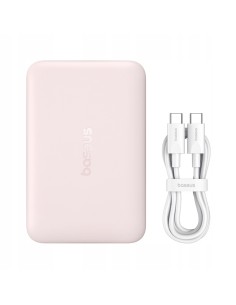Baseus EnerFill FM11 Ultracienki Magnetyczny Power Bank 10000mAh 22.5W Baby Pink