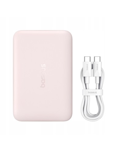 Baseus EnerFill FM11 Ultracienki Magnetyczny Power Bank 10000mAh 22.5W Baby Pink