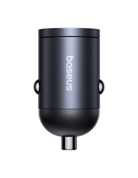 Baseus Tiny Star Mini Ładowarka Samochodowa (U+C) 30W Czarny
