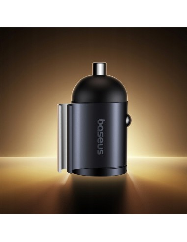 Baseus Tiny Star Mini Ładowarka Samochodowa (U+C) 30W Czarny