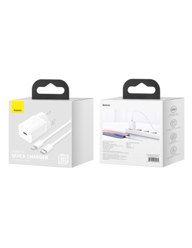 Baseus Super Si Ładowarka Sieciowa USB-C Type-C 20W
