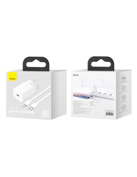 Baseus Super Si Ładowarka Sieciowa USB-C Type-C 20W