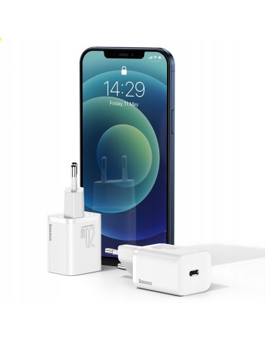 Baseus Super Si Ładowarka Sieciowa USB-C Type-C 20W