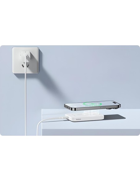 Baseus Magnetic Mini Power Bank MagSafe 5000mAh 20W Biały