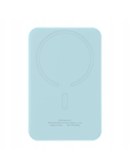 Baseus Magnetic Mini Power Bank MagSafe 5000mAh 20W Niebieski