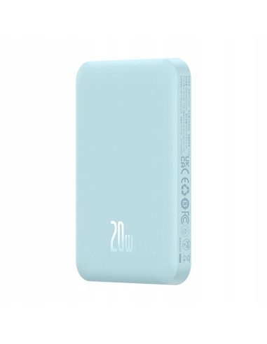 Baseus Magnetic Mini Power Bank MagSafe 5000mAh 20W Niebieski