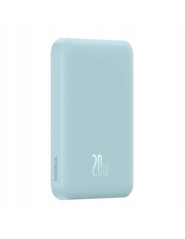 Baseus Magnetic Mini Power Bank MagSafe 5000mAh 20W Niebieski