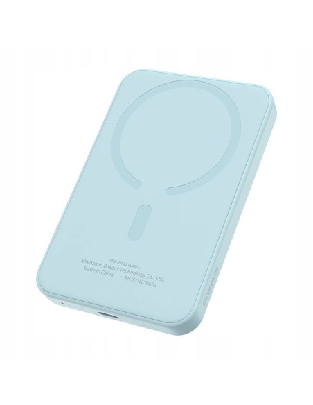 Baseus Magnetic Mini Power Bank MagSafe 5000mAh 20W Niebieski