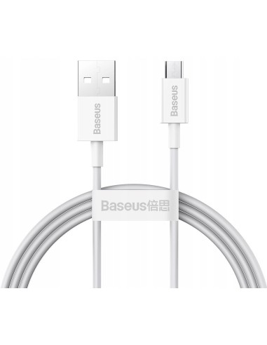 Baseus Superior Kabel USB Do Micro 2A 1m Biały