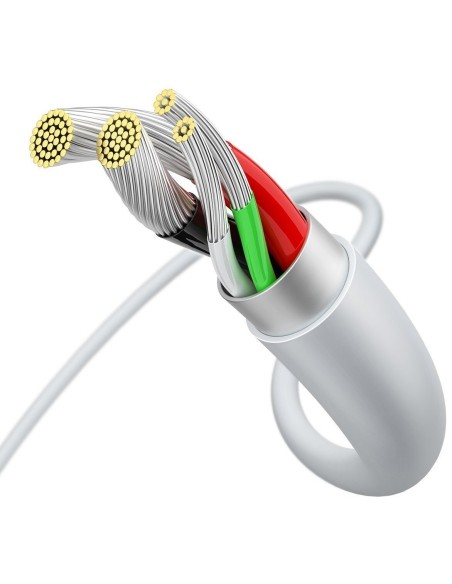 Baseus Superior Kabel USB Do Micro 2A 1m Biały