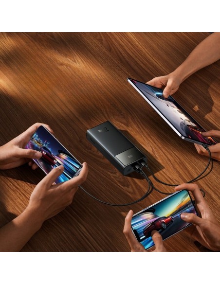 Baseus Star-Lord Power Bank Z Cyfrowym Wyświetlaczem 30000mAh 22.5W Czarny