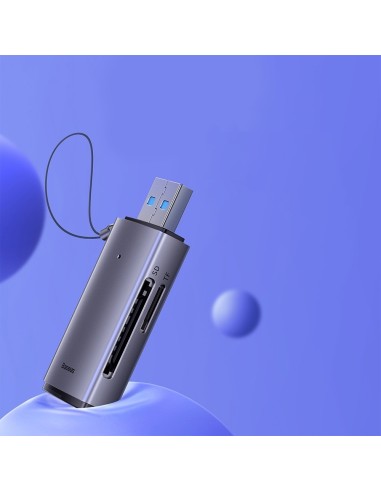 Baseus Lite Series Adapter Czytnik Kart Pamięci SD TF 2TB USB3.0