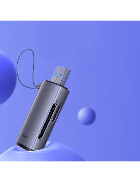 Baseus Lite Series Adapter Czytnik Kart Pamięci SD TF 2TB USB3.0