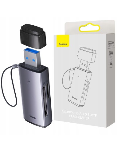 Baseus Lite Series Adapter Czytnik Kart Pamięci SD TF 2TB USB3.0
