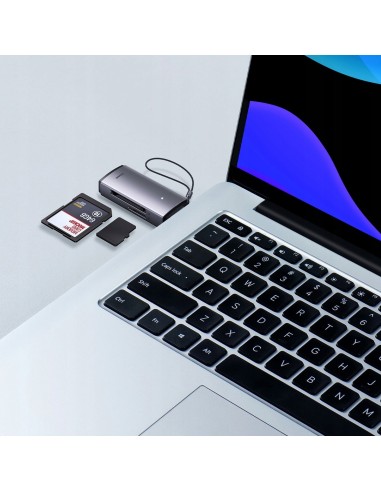 Baseus Lite Series Adapter Czytnik Kart Pamięci SD TF 2TB USB3.0