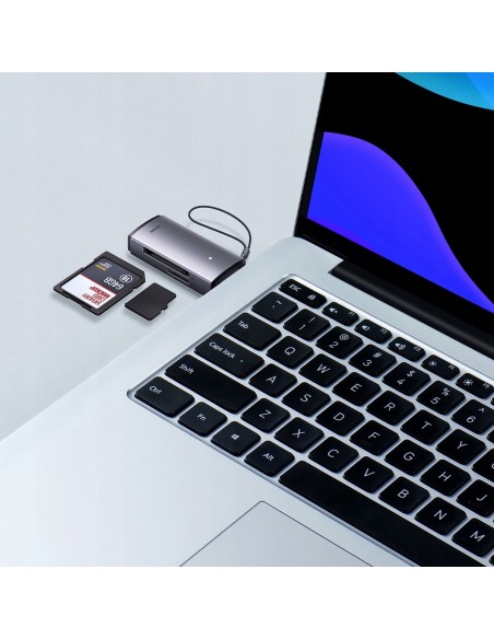 Baseus Lite Series Adapter Czytnik Kart Pamięci SD TF 2TB USB3.0