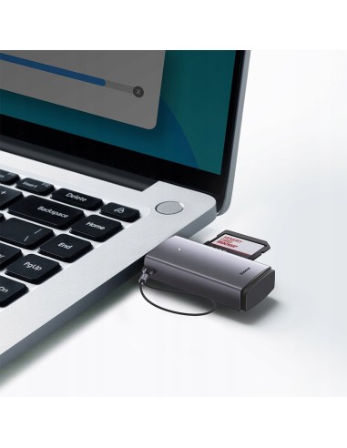 Baseus Lite Series Adapter Czytnik Kart Pamięci SD TF 2TB USB3.0