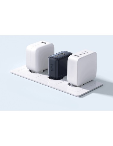 Baseus EnerFill FE22 Ładowarka Sieciowa 2xUSB-C USB-A 100W Czarna