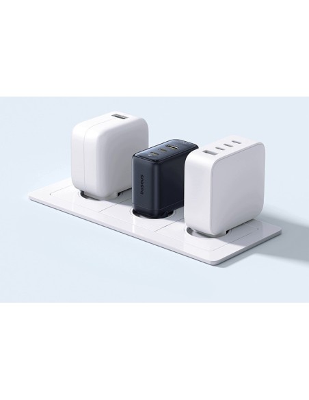 Baseus EnerFill FE22 Ładowarka Sieciowa 2xUSB-C USB-A 100W Czarna