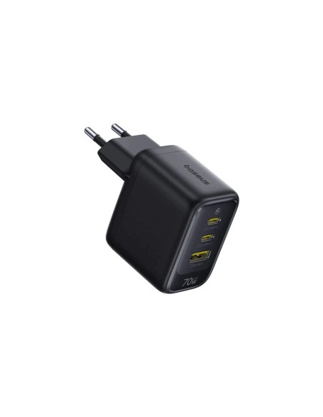 Baseus EnerFill FE22 Ładowarka Sieciowa 2xUSB-C USB-A 70W Czarna