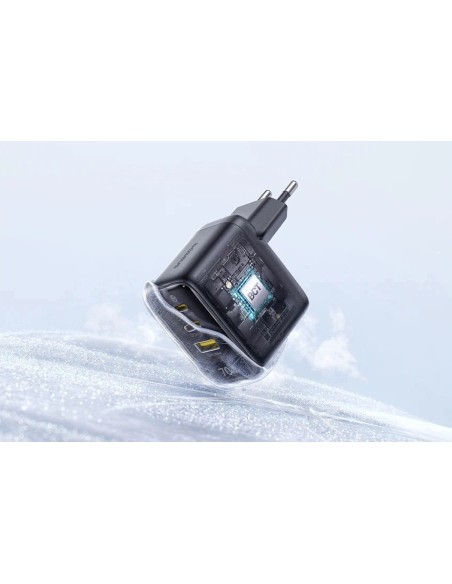 Baseus EnerFill FE22 Ładowarka Sieciowa 2xUSB-C USB-A 70W Czarna