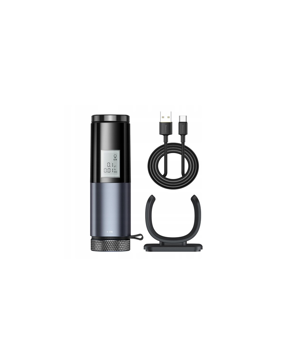 Baseus Digital Alcohol Tester Alkomat elektroniczny cyfrowy bezustnikowy