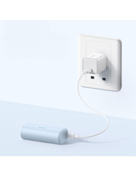 Baseus Compact Mały Power Bank 5000mAh Z Szybkim Ładowaniem 20W PD Niebieski