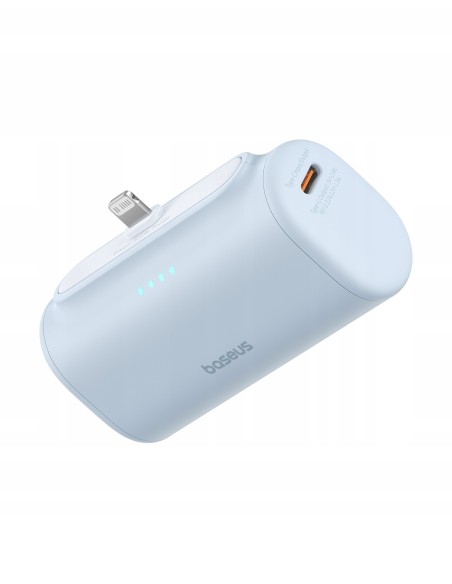 Baseus Compact Mały Power Bank 5000mAh Z Szybkim Ładowaniem 20W PD Niebieski
