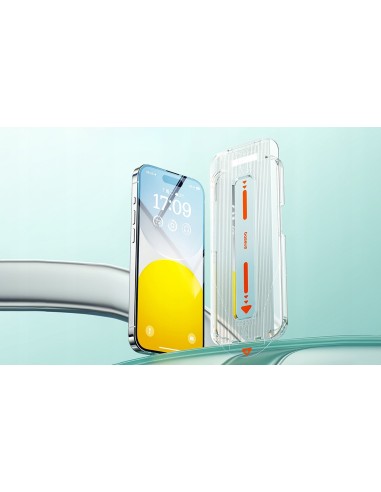 Baseus Sapphire Szkło Hartowane Pełne 9H Do Apple iPhone 15 Pro Max + Aplikator