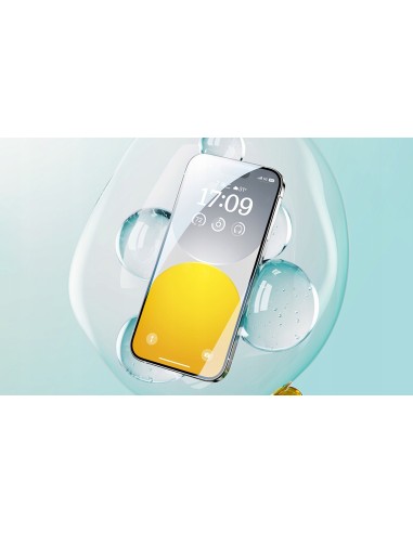 Baseus Sapphire Szkło Hartowane Pełne 9H Do Apple iPhone 15 Pro Max + Aplikator