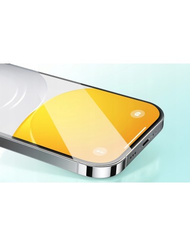 Baseus Sapphire Szkło Hartowane Pełne 9H Do Apple iPhone 15 Pro Max + Aplikator