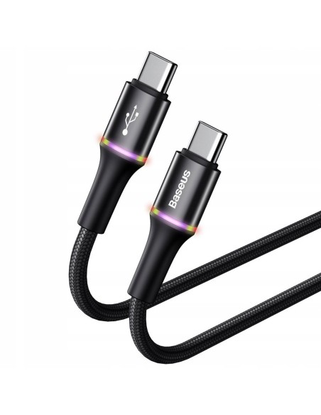 Baseus Halo Data Kabel USB-C Do USB-C 1m